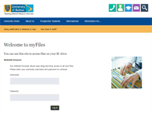 Tablet Screenshot of myfiles.bolton.ac.uk